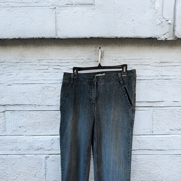 Cabi Wide legs, slit back pockets, wedge front pockets,wide waistband. Size 12 - Picture 3 of 6